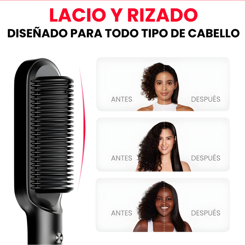 [OFERTA ESPECIAL] ONDA TURMALINA PRO - CEPILLO ALISADOR PLANCHA 2 EN 1